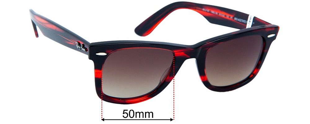 Original wayfarer 50mm best sale